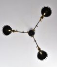 Люстра на штанге Lumina Deco LDP D015-3 BK Valmonti