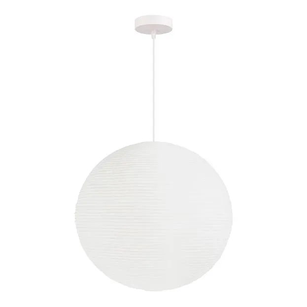 Светильник подвесной белый D600mm E27 1*60W Evoluce SLE6020-523-01 MOON