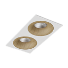 Встраиваемый светодиодный светильник Ledron LOFT SQ2 White Wooden TRIAC