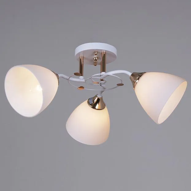 Потолочная люстра Reluce 06104-0.3-03 WH+FG Потолочная люстра Reluce 06104-0.3-03 WH+FG