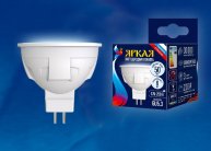 Лампочка светодиодная Uniel LED-JCDR 6W/NW/GU5.3/FR PLP01WH картон