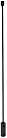 Стойка с двойным фиксатором Donolux Double Stand H700 B DL20224,D30xH760 мм,черный Code 1.2