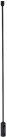 Стойка с двойным фиксатором Donolux Double Stand H700 B DL20224,D30xH760 мм,черный Code 1.2