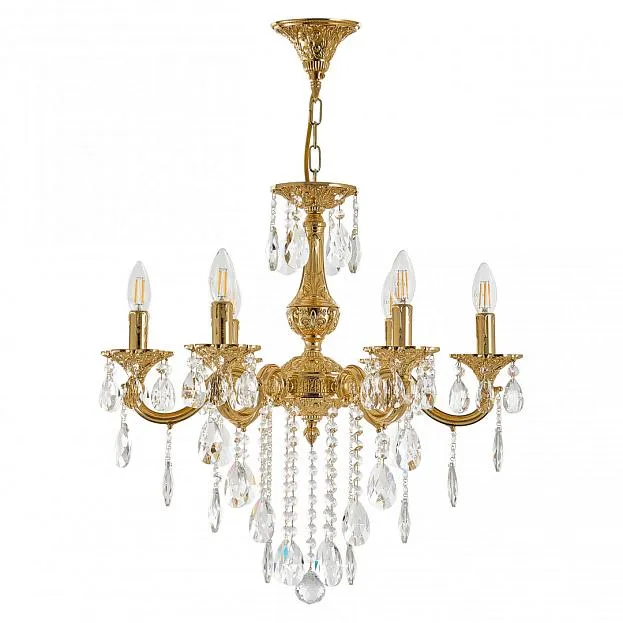 Люстра хрустальная Bohemia Ivele Crystal AL78101/6/175 B G Люстра хрустальная Bohemia Ivele Crystal AL78101/6/175 B G