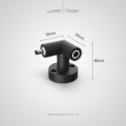 Система WALLIGHT Разъем соединительный угловой вариант 01 Lampatron 6629-18121