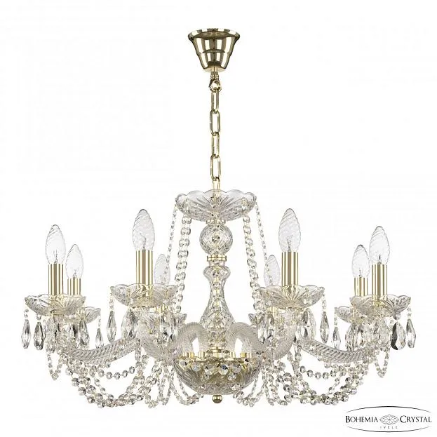 Люстра хрустальная Bohemia Ivele Crystal 119/8/240 G