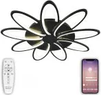 Потолочная люстра NATALI KOVALTSEVA HIGH-TECH LED LAMPS 82009 BLACK