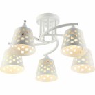 Потолочная люстра Reluce 01384-0.3-05 WH+CR