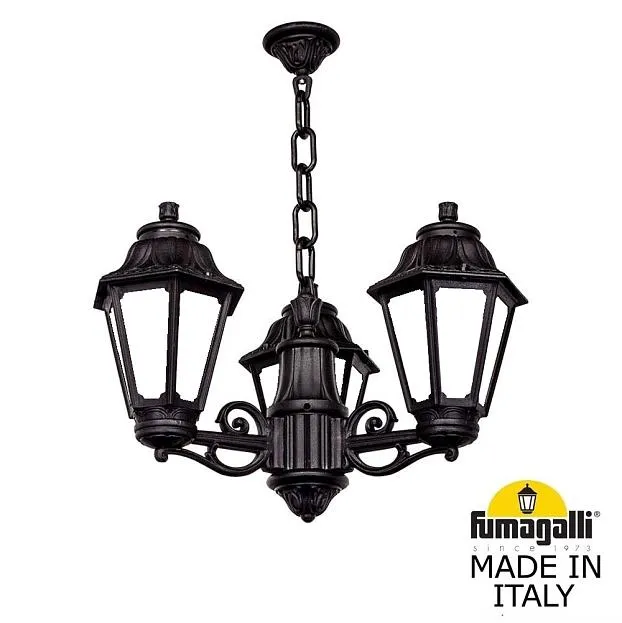 Подвесной уличный светильник FUMAGALLI SICHEM/ANNA 3L E22.120.S30.AYE27 Черный