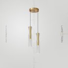 Готовая комбинация светильников MANI DUO Цвет Латунь Lampatron mani-duo-brass 6500-17612