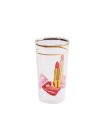 Стакан Seletti 15965 Tongue Toiletpaper Glass