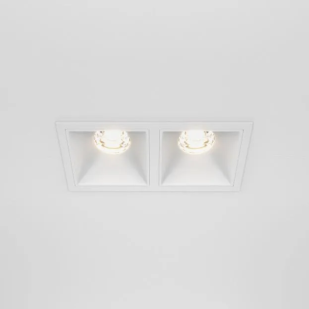 Встраиваемый светильник Maytoni Technical DL043-02-10W3K-SQ-W Alfa LED