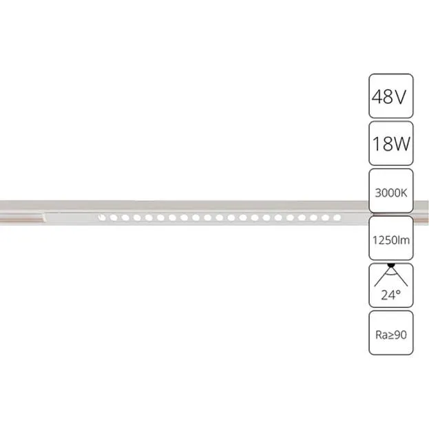 Магнитный трековый светильник Arte Lamp A7287PL-1WH OPTIMA