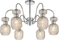Потолочная люстра Escada 1141/6PL Chrome/Beige Gloss