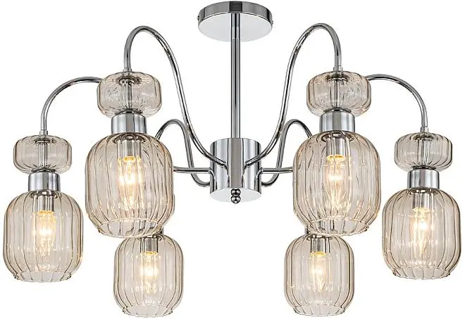 Потолочная люстра Escada 1141/6PL Chrome/Beige Gloss