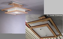 Потолочный светильник Reccagni Angelo PL 394/M.02 Zebrano 394