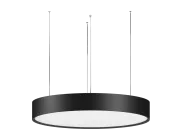 Подвесной светодиодный светильник, 60W, 6500Lm, 4000К, D600мм, черный Donolux s111052nw600bsp Plato Sp