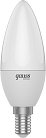 Лампа светодиодная E14 5,5W 3000К матовая Gauss 1033116 Basic Свеча
