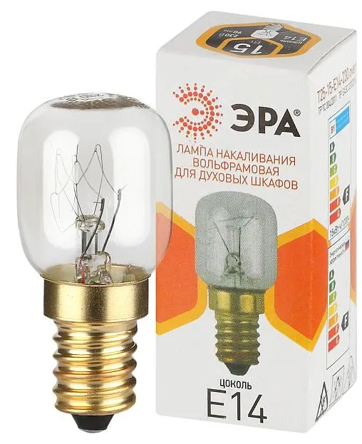 Лампочка накаливания ЭРА T25-15-E14-230 oven