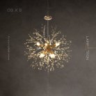 Люстра ROSALIA 8 ламп. Цвет Золото Lampatron rosalia-8-gold 3913-23205