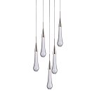 Подвесной светильник Delight Collection MD2060-5A satin nickel Pour