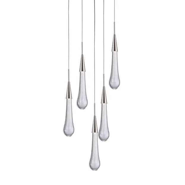 Подвесной светильник Delight Collection MD2060-5A satin nickel Pour Подвесной светильник Delight Collection MD2060-5A satin nickel Pour