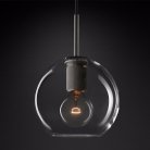 Подвесной Светильник Rh Utilitaire Globe Pendant Black 123651-22 ImperiumLoft