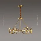 Кольцевые люстры и светильники ADONICA CH 6 плафонов (12 ламп) Lampatron adonica-ch-12 3767-9363