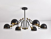 Подвесная люстра Lumina Deco Valmonti W6 LDP D015-6 BK