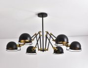 Подвесная люстра Lumina Deco Valmonti W6 LDP D015-6 BK
