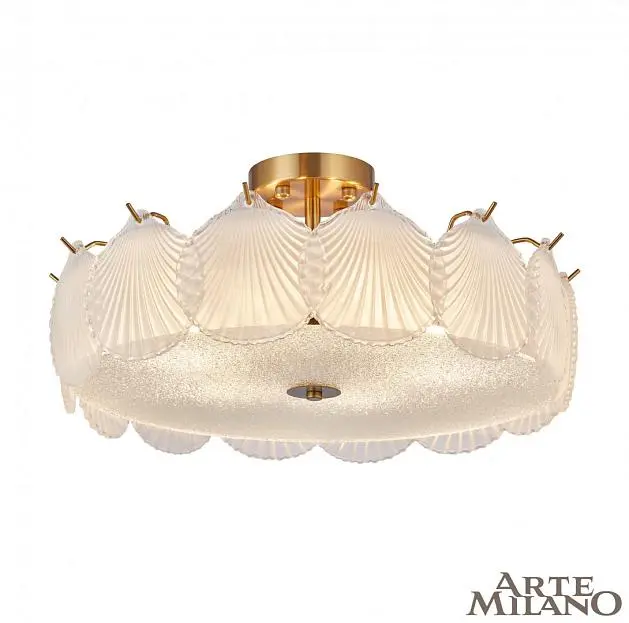 Люстра с подвесками ракушками 316009/D500 BS Arte Milano AM Люстра с подвесками ракушками 316009/D500 BS Arte Milano AM