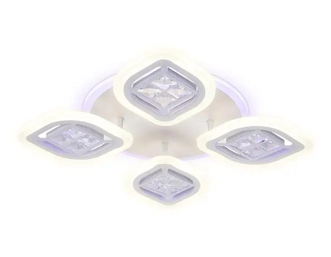 Потолочный светодиодный светильник с пультом Ambrella light FA280 Ice Потолочный светодиодный светильник с пультом Ambrella light FA280 Ice