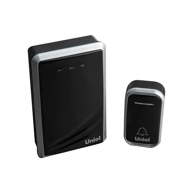 Звонок беспроводной Uniel UDB-017W-R1T1-38S-150M-BL/SL