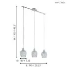 Подвес Eglo 94897 Bonares 1