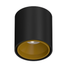 Накладной светильник под сменную лампу Ledron KEA R ED GU10 Black-Gold