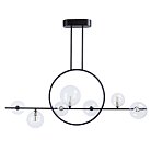 Люстра на штанге Arte Lamp A7791SP-59BK SATURN