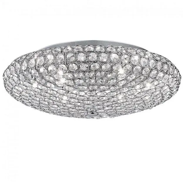 Потолочный светильник Ideal Lux 073255 KING PL9 CROMO
