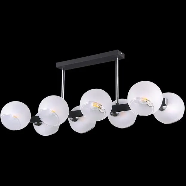 Потолочная люстра ILLUMICO IL9559-8PSQ-79 CR BK Потолочная люстра ILLUMICO IL9559-8PSQ-79 CR BK