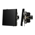 Механизм выключателя одноклавишный перекрёстный SWT-TENDO-MKX1-PL-BK (230V, 10A) Arlight 054055