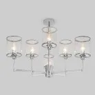 Потолочная люстра Eurosvet 60144/6 хром Inari a061946