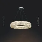 Кольцевые люстры и светильники ACHILLES Размер M. Цвет Хром Lampatron 7388-20389