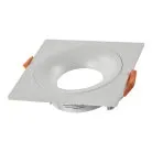 Св-к встр. Белый GU10 1*50W IP44 L100xW100xH40 -V Без ламп Встраиваемые светильники ST Luce ST259.508.01