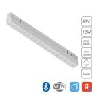 Магнитный трековый светильник Arte Lamp A4695PL-1WH LINEA