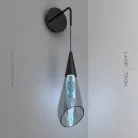 Бра NIKA WALL Цвет Черный перламутр + Голубой Lampatron 8111-22196