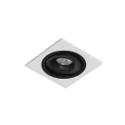 Встраиваемый поворотный светодиодный светильник LeDron MJ1006 SQ White-Black 4000K