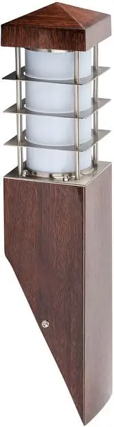 Настенный светильник уличный Oasis Light 67503 wood INOX WOOD Настенный светильник уличный Oasis Light 67503 wood INOX WOOD