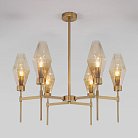 Люстра на штанге Eurosvet 60143/6 латунь Prism a061936