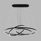 Подвесной светильник LeDron RING ORBITOS Black 4000K