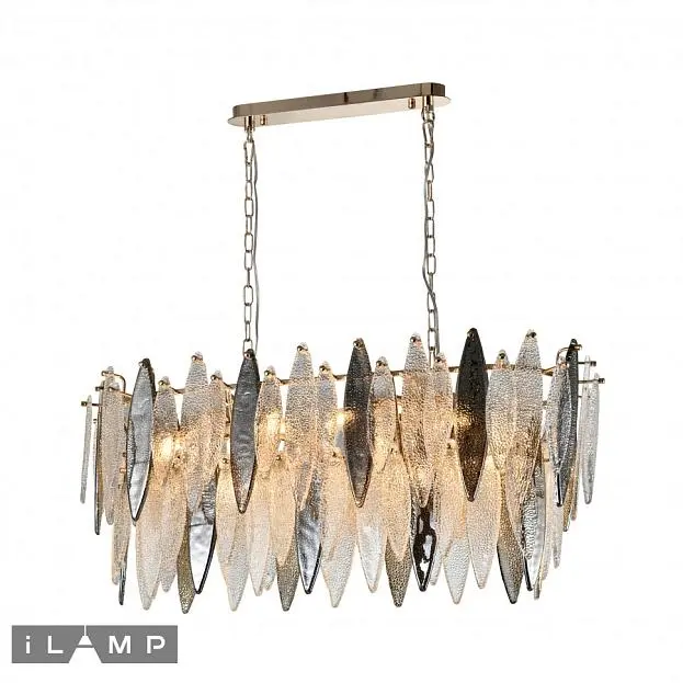 Подвесная люстра iLamp Dolce P2543-10 Gold Подвесная люстра iLamp Dolce P2543-10 Gold