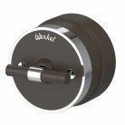 Выключатель на 4 положения двухклавишный Werkel W5822052 (мокко матовый/хром) a058779